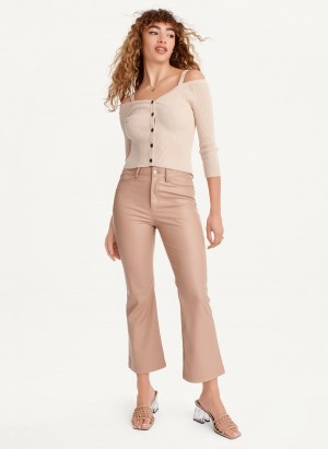 Beige Dkny Butter Women's Pants | S2840980