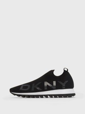 Black Dkny Azer - Slip On Runner Women's Sneakers | R2415926