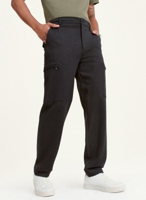 Black Dkny Hybrid Modern Cargo Men's Pants | W0340011