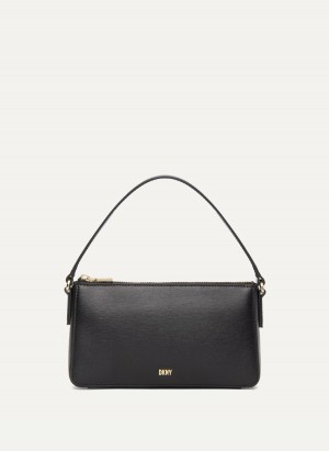 Black Dkny Irina Demi Women's Crossbody Bags | W8842827