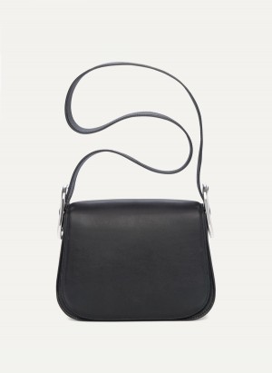 Black Dkny Saddle Women's Crossbody Bags | P5220877