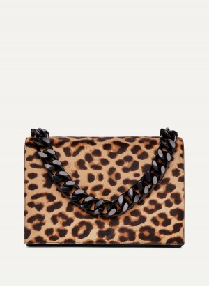 Leopard Dkny Willow Chain Women's Crossbody Bags | M8613737