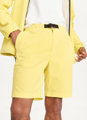 Yellow Dkny Nylon Men's Shorts | S1299692