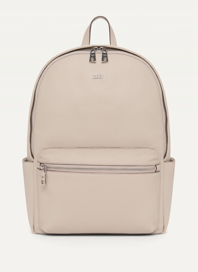 Beige Dkny Phoebe Women\'s Backpacks | G7235421