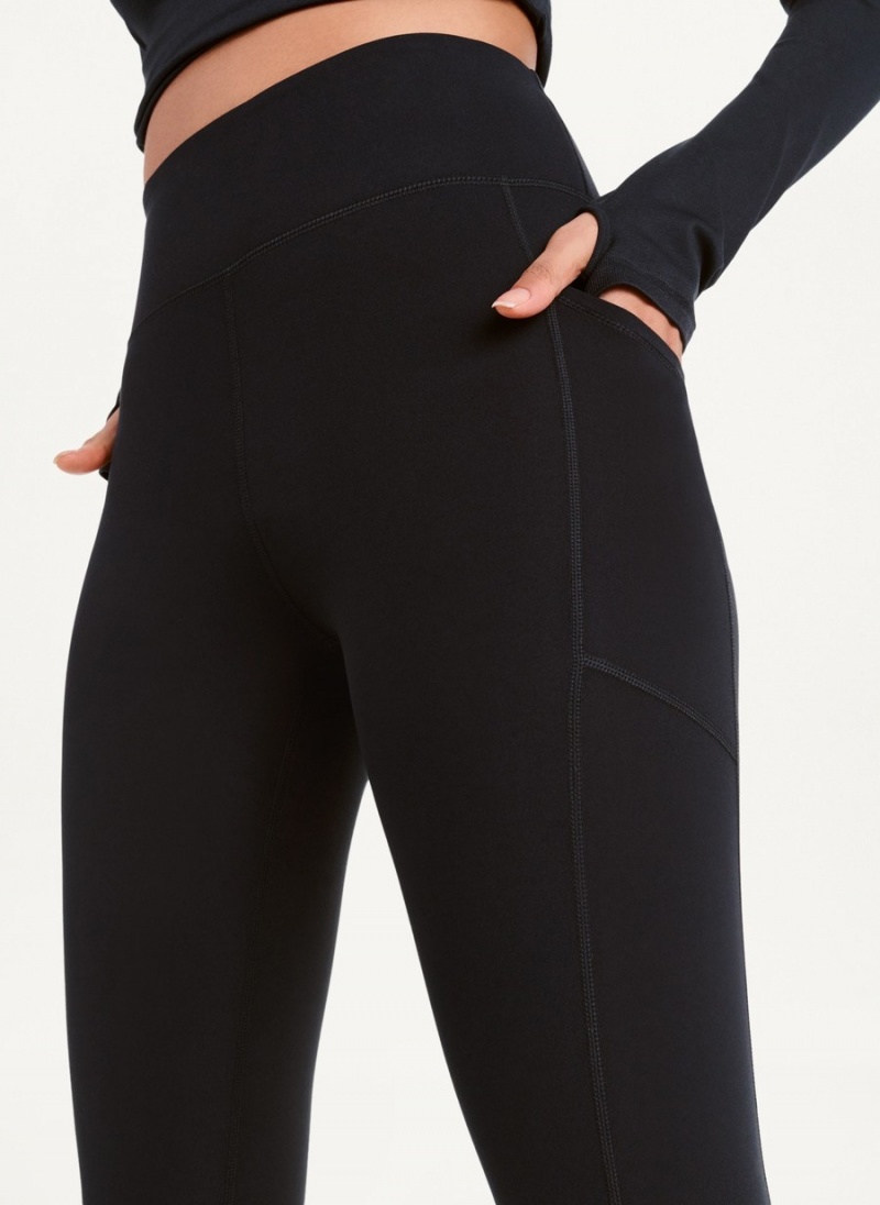 Black Dkny Balance High Waist Women's Leggings | V5731903