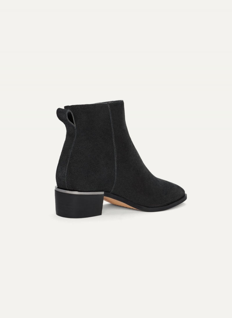 Black Dkny Brenlyn With Zipper Women's Booties | Y6882009