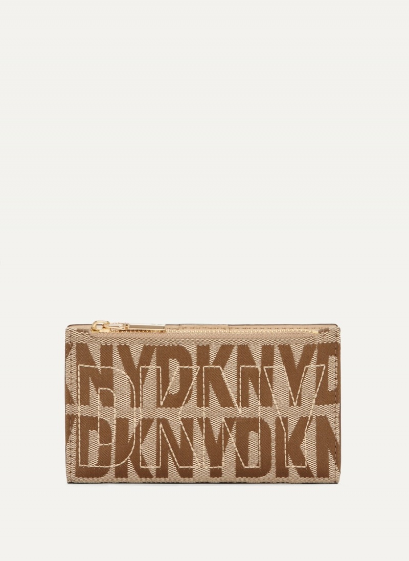 Black Dkny Elsa Bifold Women's Card Holder | J1398985