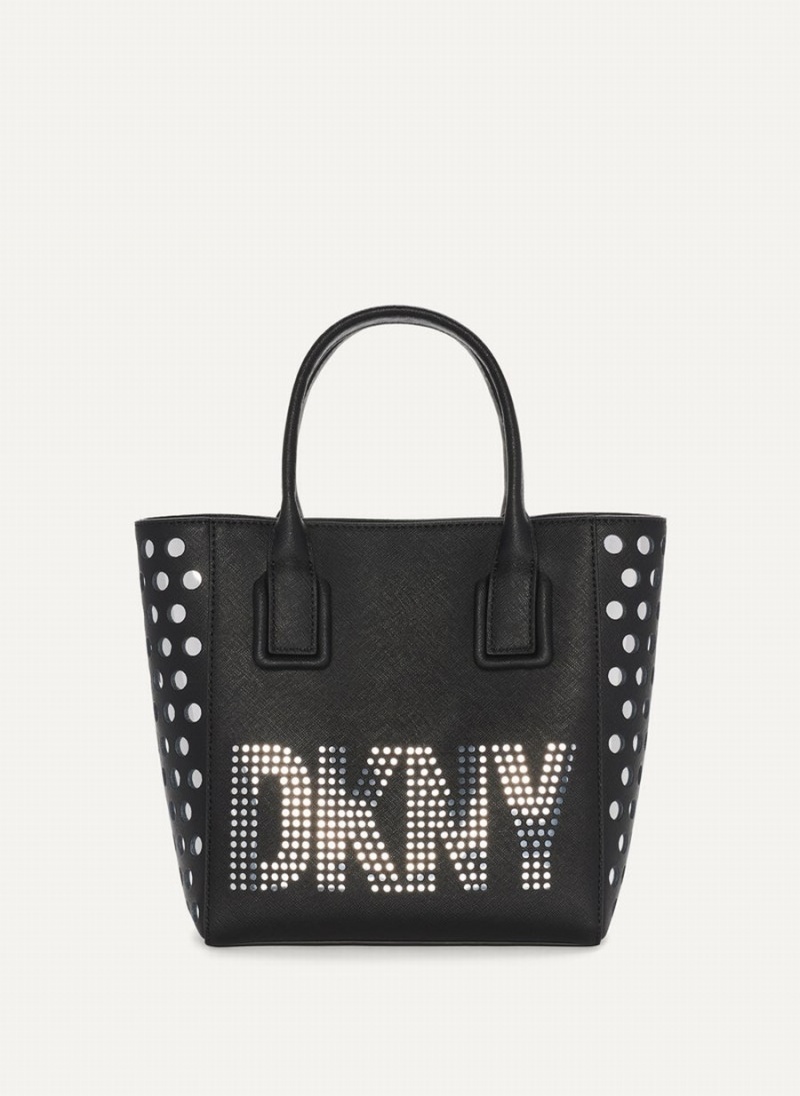 Black Dkny Essex Saffiano Small Women\'s Tote Bags | X2892277