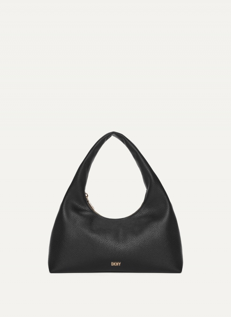 Black Dkny Inessa Women\'s Hobo Bag | Z3618180