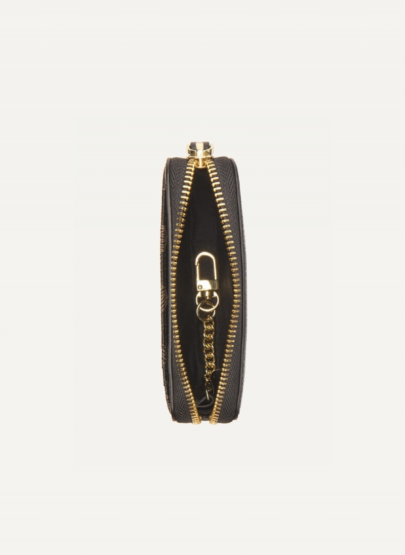 Black Dkny Keyfob - Logo Pvc Women's Card Case | W9167520