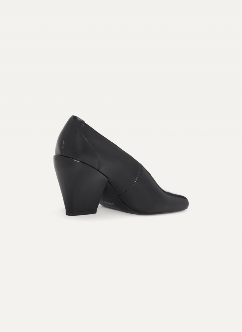 Black Dkny Luna Heel Women's Pumps | L2900788