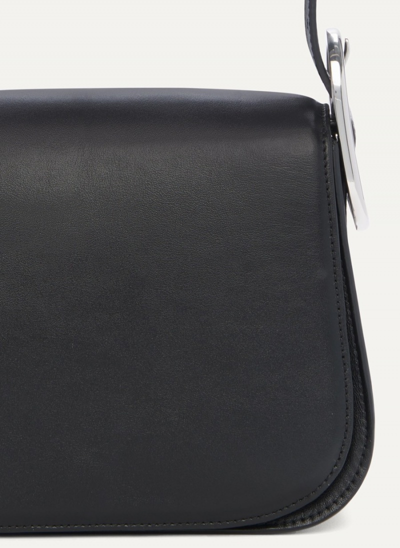 Black Dkny Saddle Women's Crossbody Bags | P5220877