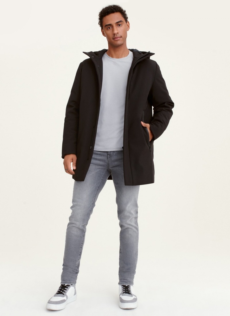 Black Dkny Soft Shell Men's Jackets | E4237670