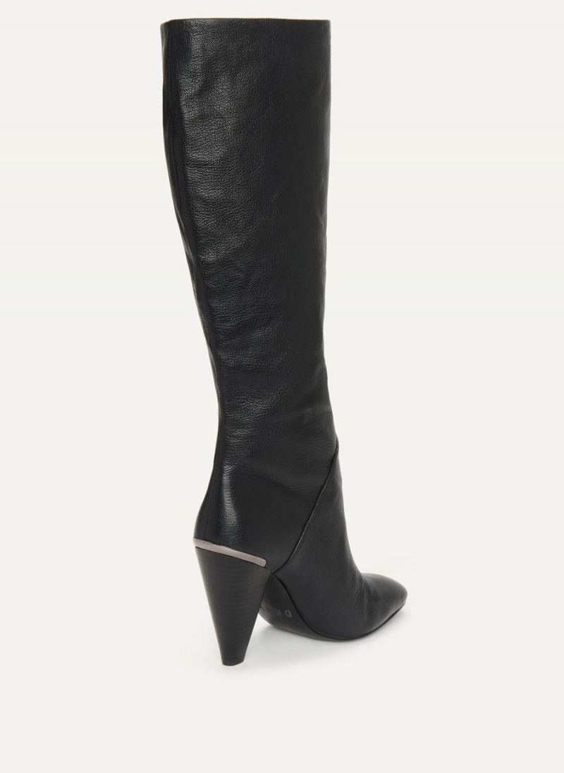 Black Dkny Tall Slouchy Women's Boots | D1547438