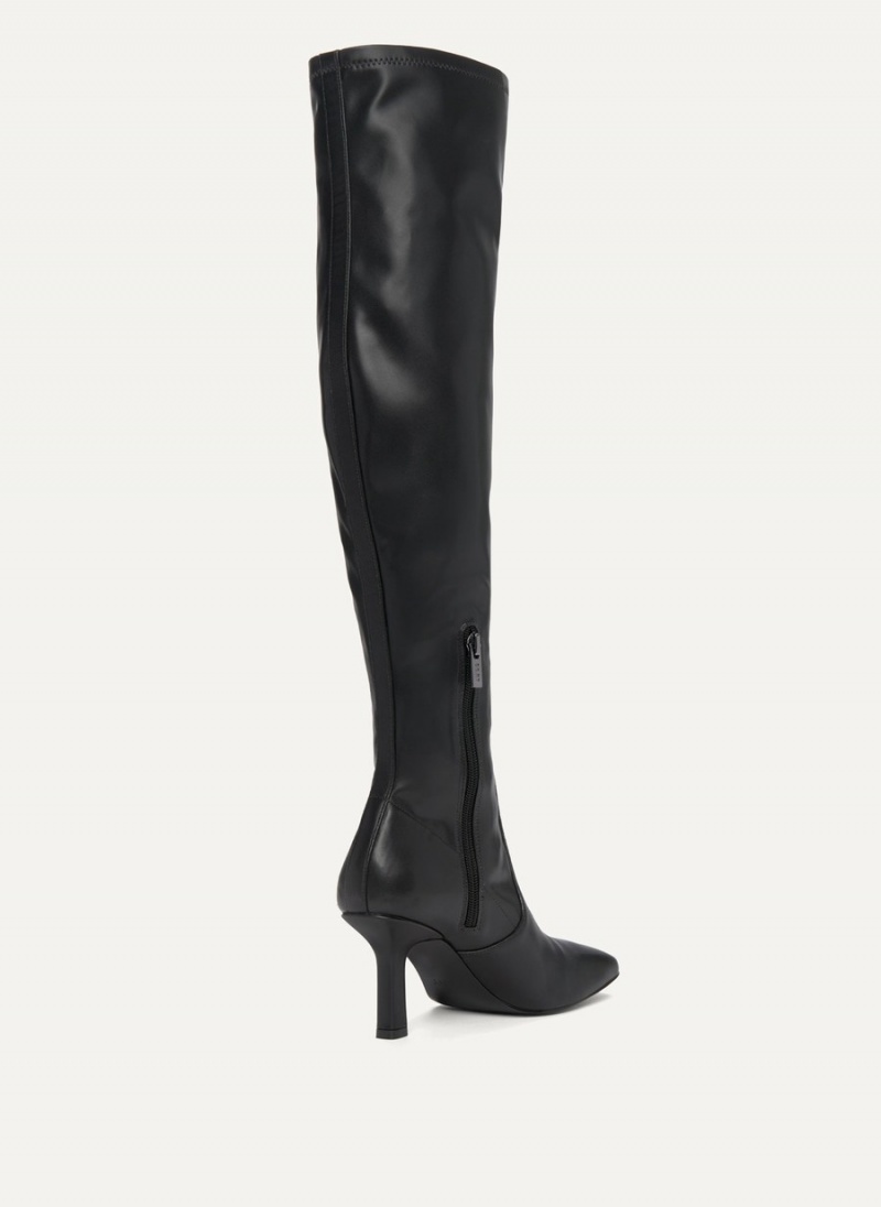 Black Dkny Tall Stretch Women's Boots | I8690246