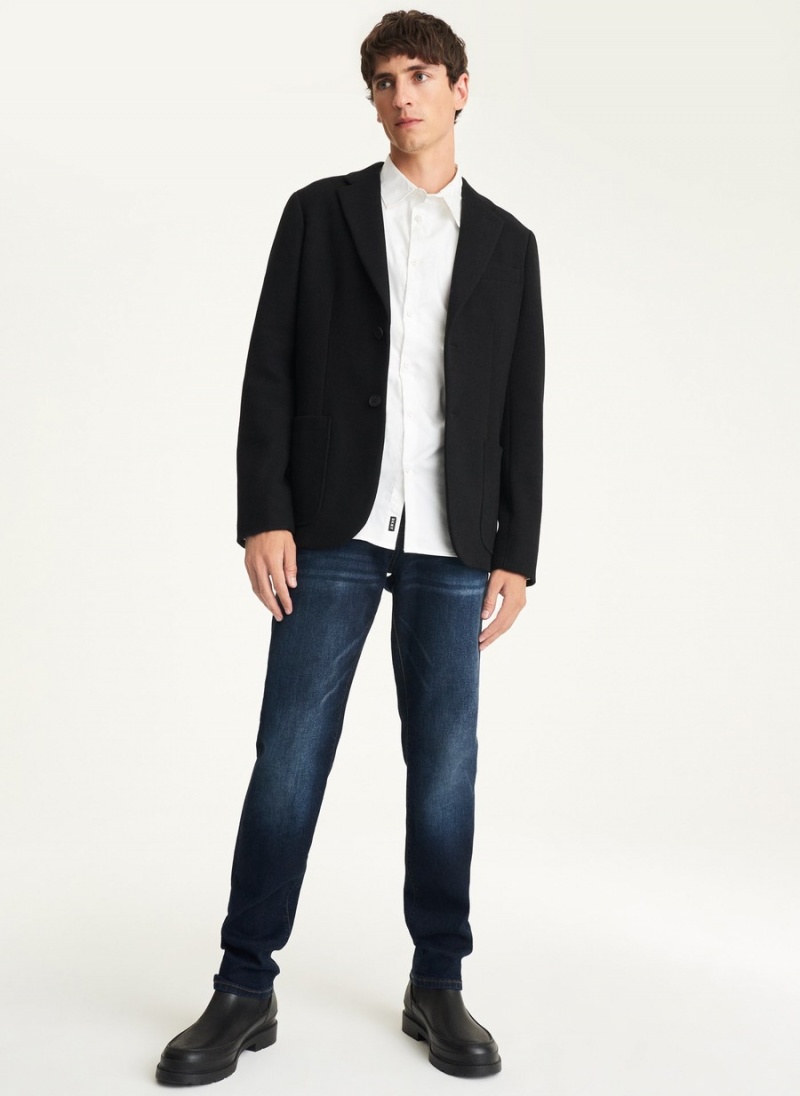 Black Dkny Wool Like Men's Blazer | O9226062