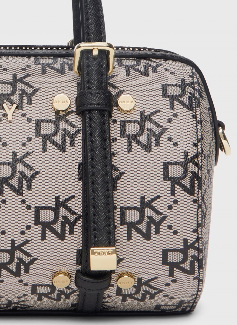 Grey Dkny Bo Town & Country Mini Duffle Women's Crossbody Bags | G2851846