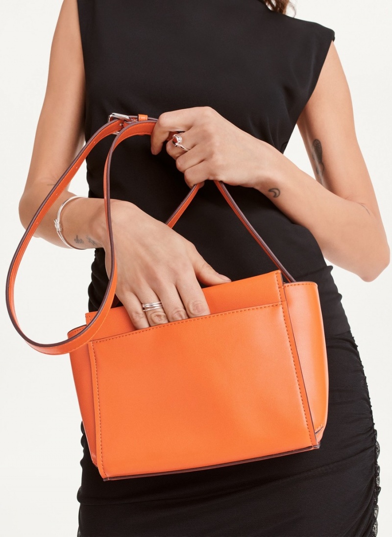 Orange Dkny Pax Women's Crossbody Bags | T6421614