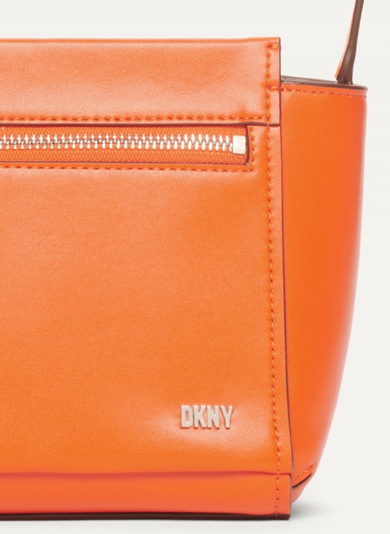 Orange Dkny Pax Women's Crossbody Bags | T6421614