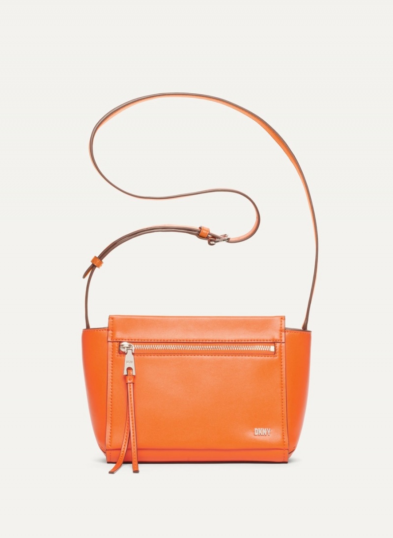 Orange Dkny Pax Women\'s Crossbody Bags | T6421614