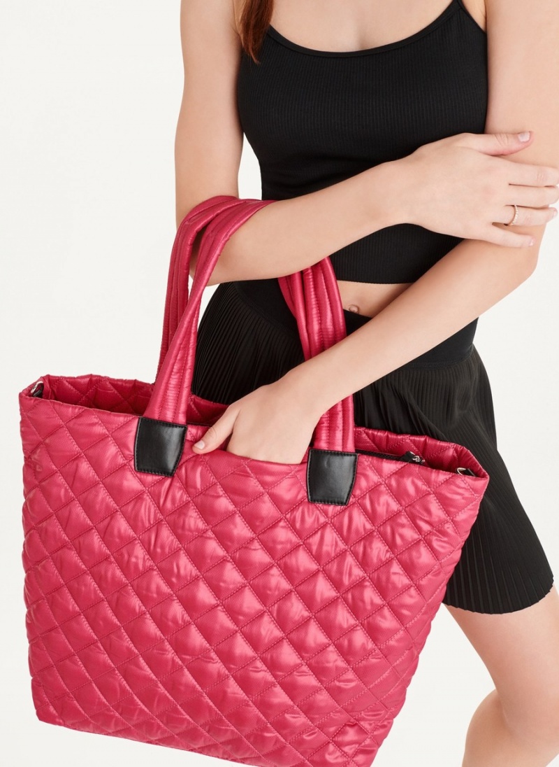 Pink Dkny Maya Women's Tote Bags | N0953356